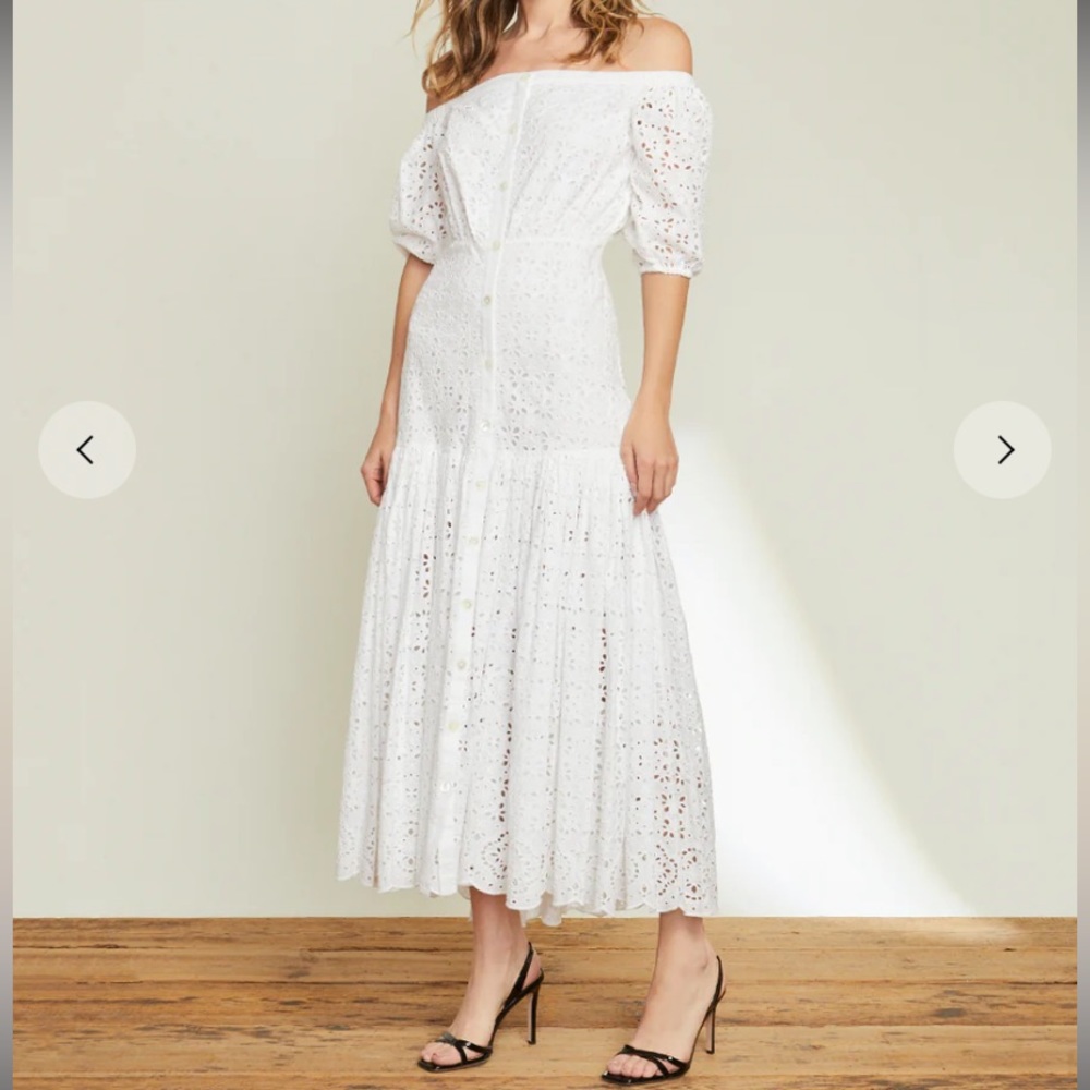 Veronica Beard Cali Eyelet Dress